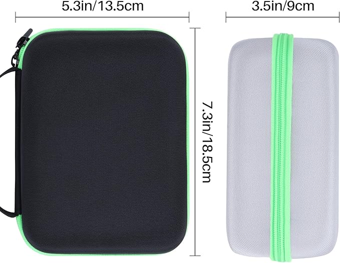 Storage Case Compatible with LeapFrog Magic Adventures Binoculars (Gray+Apple Green Case)