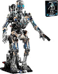 Mechanical Skeleton Robot Building Block Toy 692+Pieces Twistable Body and Poseable Design Creative STEM Toy for Kids and Adults