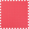 IncStores 1/2 Inch Thick Diamond Soft Foam Flooring Tiles | High-Density Interlocking Foam Tiles for Rugged Style in Your Home Gym, Playroom, and More | Red, 25 Tiles