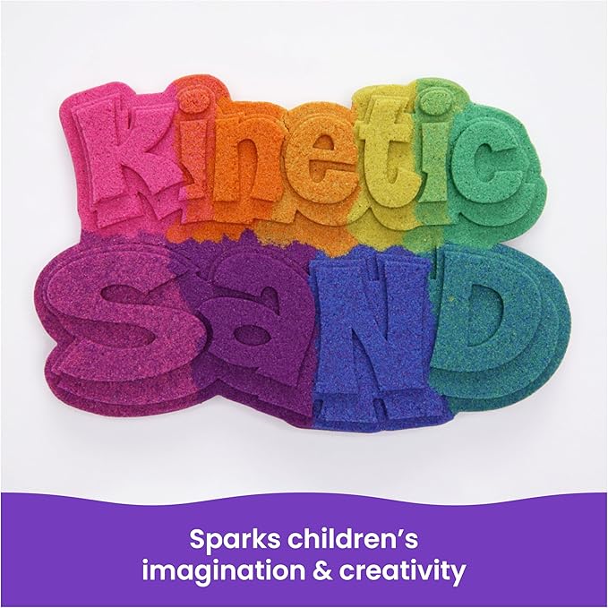 Kinetic Sand, 2.5lbs Blue Play Sand, Moldable Sensory Toys for Kids, Resealable Bag (Packaging May Vary), for Ages 3 and up