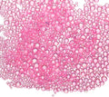 Iridescent Glass Tiny Bubble Beads, 0.4-3mm 10g No Hole Micro Mini Round Watermelon Pink Water Droplets Beads - Applications: for Resin Filler, Nail Art, Dollhouse Bath Tub