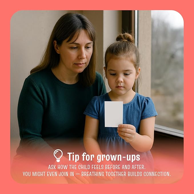 Breathing Exercise Cards for Kids -Anxiety Relief Calm Down Corner Kit- Calm Down Corner Supplies