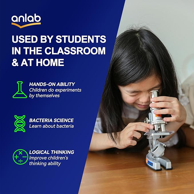 anlab™ Nutrient Agar Petri Dishes Science Project Kit | Pre-Poured Agar Plates and Cotton Swabs for Science Experiments | Bacteria Science Kit - Sealed Separately (Items of 10)