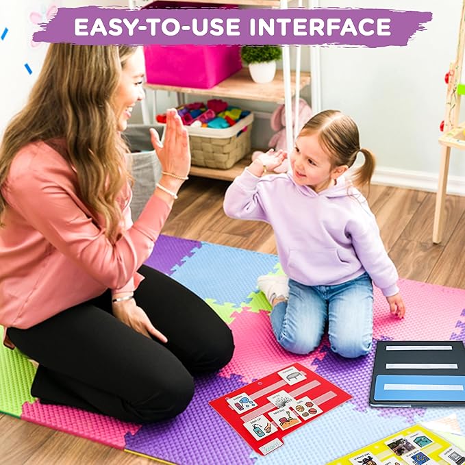 Smile4autism Small 7x9” Tools Perfect to Keep Your Loose Visual Picture Cards Organized. Autism, ABA, ADHD, Language & Apraxia Aspergers