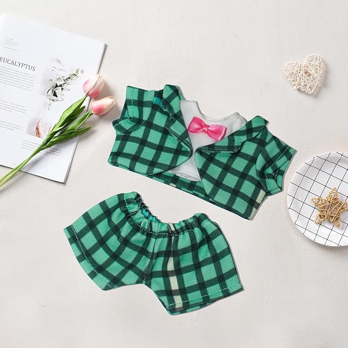 17cm Doll Clothes & Outfit Set for 17cm Dolls Hoodies Jeans Accessories Outfits Luxury Chic Doll Clothing & Style Bundle(NO Doll)