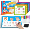 Coogam Math Learning Game for Kids Age 3-8, Number Tracing Handwriting Practice Workbook, Math Addition and Subtraction, Montessori Educational Preschool Learning Activities Gift Toy