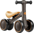 Retrospec Cricket 2 Baby Walker Balance Bike with 4 Wheels - Safe Learning Toy for Ages 12-24 Months - Scratch-Resistant Indoor Outdoor Toddler Riding Toy with Steering Limit & Soft Grips