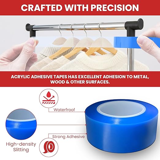 GGR Supplies T.R.U. UHMW High Impact Abrasion Resistant Slippery Tape with Acrylic Adhesive. 36 Yards (1" (25 mm)