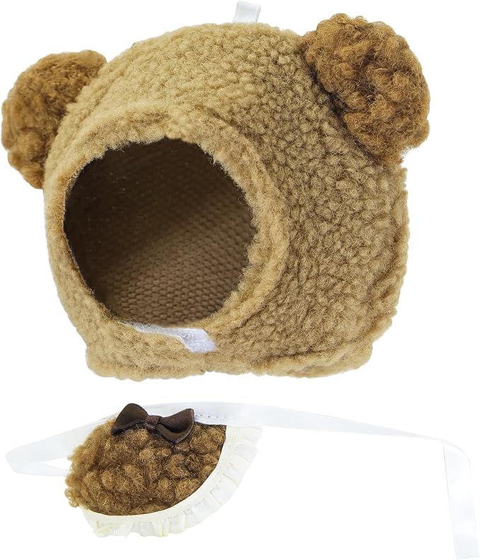 Cute Animal Fashion Set for 17cm Dolls, (Clothing Only, Doll Not Included) Clothing Accessories, Animal Camouflage Clothes, for Replacing Doll Clothes (Bear2)