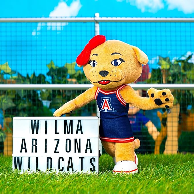 Bleacher Creatures Arizona Wildcats Wilma 10" Mascot Plush Figure - A Mascot for Play or Display