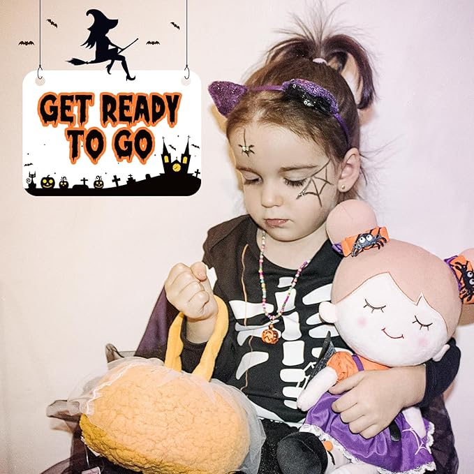 OUOZZZ Halloween Soft Baby Doll Toys for 1 Year Old Girl Gifts, Halloween Toy Decoration Party Gifts for 1 Year Old Girl 15"