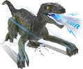 Eulogia RC Dinosaur Car for Kids, Walking Dinosaur Toy with 2-in-1 Remote, Gesture-Sensing & Remote Control Dino Car with Light, Spray, Roaring Sound, Robot Dino Pet Toys Gift for Boys Girls