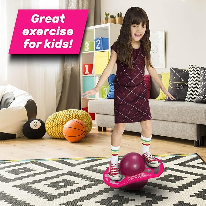 New Bounce Ball for Kids Balance Board for 7 to 10 Year Olds, Outdoor Birthday Gifts: Pogo Balance Bounce Ball