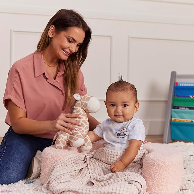 ECR4Kids SoftZone Sit-Up Support Ring Baby Essentials, 24" L x 18" W x 6" H, Pink