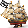 CubicFun 3D Puzzles Large HMS Victory Vessel Ship Sailboat Model Kits for Adults and Teens Toys, 189 Pieces, T4019h
