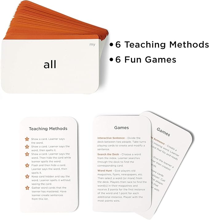 Think Tank Scholar Pre-K Sight Words Flash Cards (Pre-Kindergarden) - 100+ Dolch & Fry (High Freqency) Sight Word - Learn to Read, Site Words Learning for Toddlers, Homeschool/Classroom, Preschool