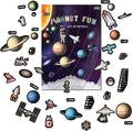 Magnetic Portable Playboard Solar System Planet Outer Space Play Create Scene Educational Teaching Playset(39 Pcs)