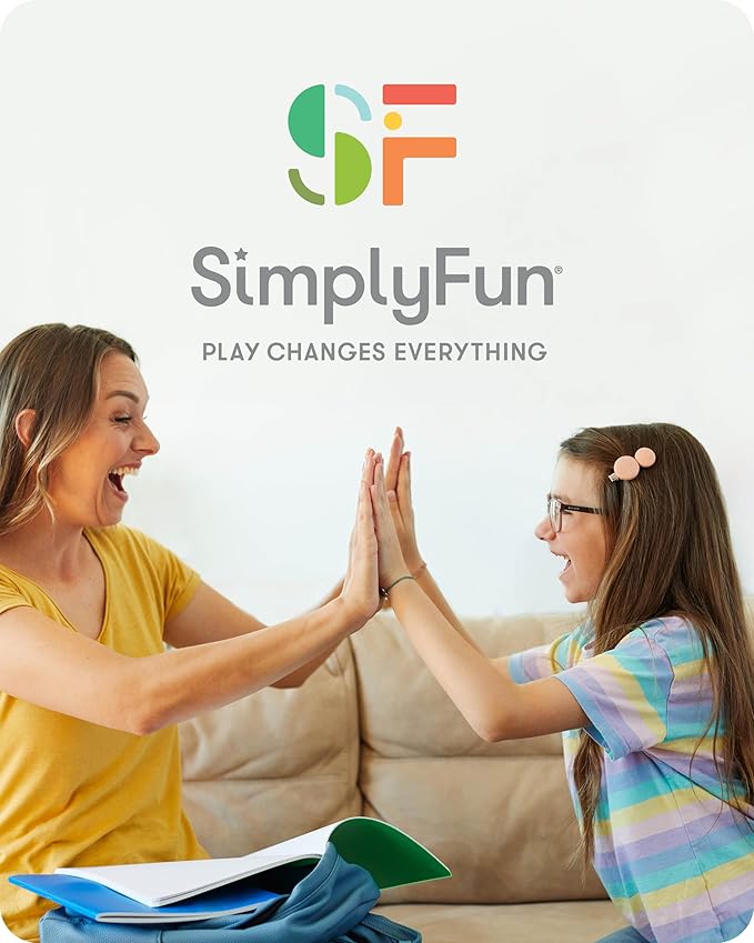 SimplyFun Linkity - Engaging Vocabulary and Word Association Educational Game for Ages 8 & Up, Perfect Word Game for Kids for Family Night, Classroom Learning, and Parties, for 3-8 Players