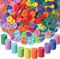 Kingdder Place Value Disks 10 Decimals to Whole Numbers Counting Chips for Kids Base 10 Place Value Manipulatives Math Counters Discs Set for Elementary School Math Supplies(1000 Pcs)