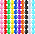 100 Pieces Egg Shakers Musical Instruments Percussion Maracas Egg for Kids Toys Plastic Easter Shaker for Learning DIY Painting, Classroom Music, Rhythm(10 Color)