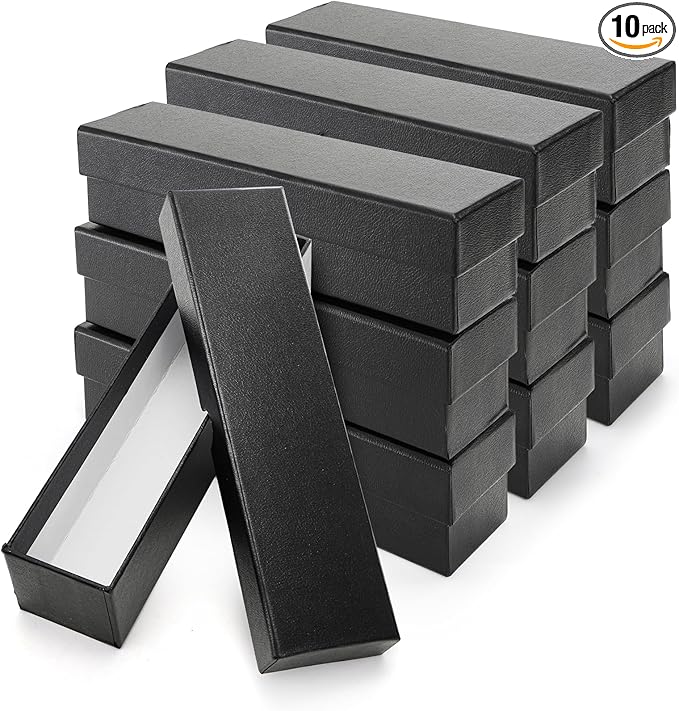 ZOOFOX 10 Pack Coins Holders for Collectors, Cardboard 2x2 Inch Coin Flip Boxes, Single Row Coins Snap Protection Cases for Coin Dollar Collection Supplies