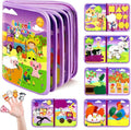 GOLIYEAN Montessori Busy Book for Toddlers 1-3, Busy Board Montessori Toys for 1 Year Old Girl Birthday Gift, Educational Learning Sensory Quiet Activity Books, Travel Toys for Airplane Car