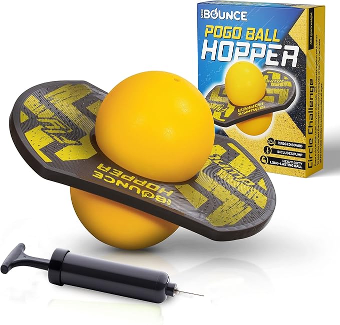 New Bounce Pogo Ball for Kids – Trick Pogo Board for 7, 8, 9, 10 Year Old Boys, Outdoor Birthday Gifts - Pogo Balance Bounce Ball