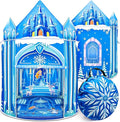 Princess Play Tent,Kids Toys for Girls,Ice Castle Kids Tent Indoor and Outdoor, Large Imaginative Playhouse 51" X 40" with Carrying Bag for 3-12 Years Old Girls Gift