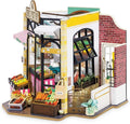Rolife DIY Miniature House Kit Carl's Fruit Shop, Tiny House Kit for Adults to Build, Mini House Making Kit with Furniture, Halloween/Christmas Decorations/Gifts for Family Friends (Carl's Fruit Shop)