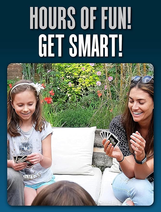 DINOSAURS Card Game - Matching Pairs, Snap, Trumps, Rummy, Happy Families (7 Games To Play) | Travel Game, Gift, Stocking Stuffer | for Adults, Kids, Boys, Girls | Age 5+, 1-8 Players