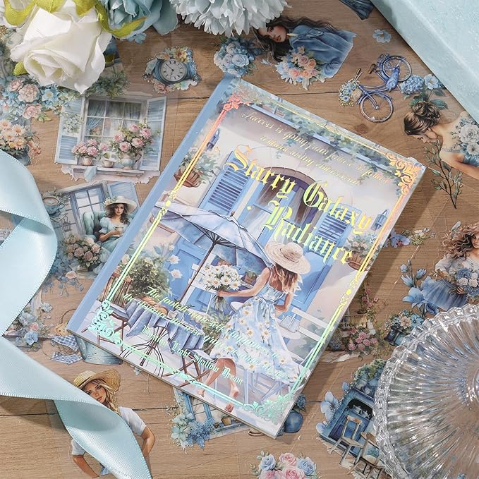 Scrapbooking Stickers 20 Sheets Pre-Cut 120 Pet Stickers People Sticker Books for journaling Scrapbook Supplies Transparent Girls Sticker
