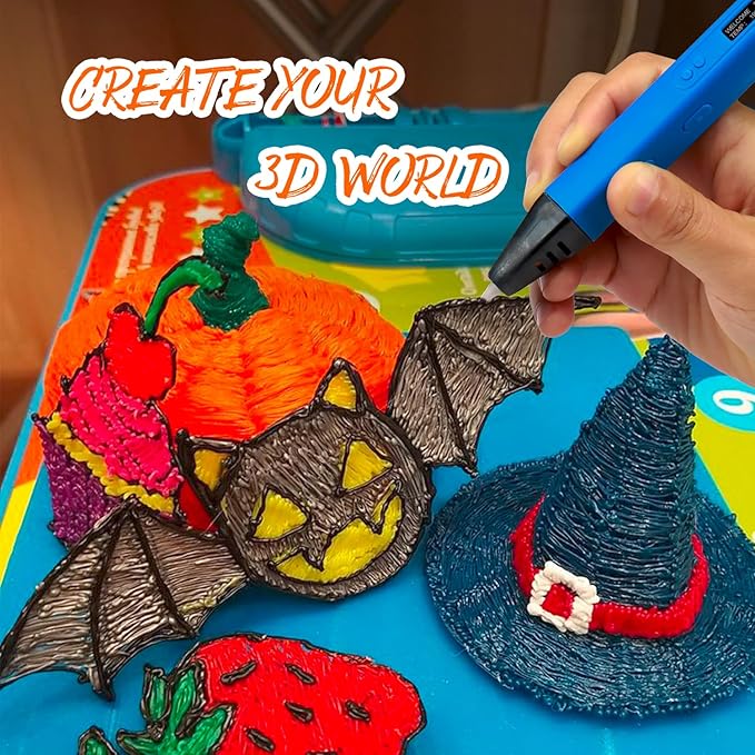 28 Colors 3D Pen Filament Refills Compatible with SCRIB3D MYNT3D PIKA3D 3D Pen for KidsPer Color 10 Feet 1.75mm PLA 3D Printing Pen Filament Refills, NOT FIT 3Doodler Start Pen