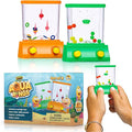 YoYa Toys Aqua Rings Handheld Water Game - Set of 2 - Water Ring Toss and Basketball Hoop Toy - Gift for Ages 3 4 5 6 7 8 9 - Nostalgic 80's 90's Retro Mini Games - Fun Car Road Trip Travel Activities