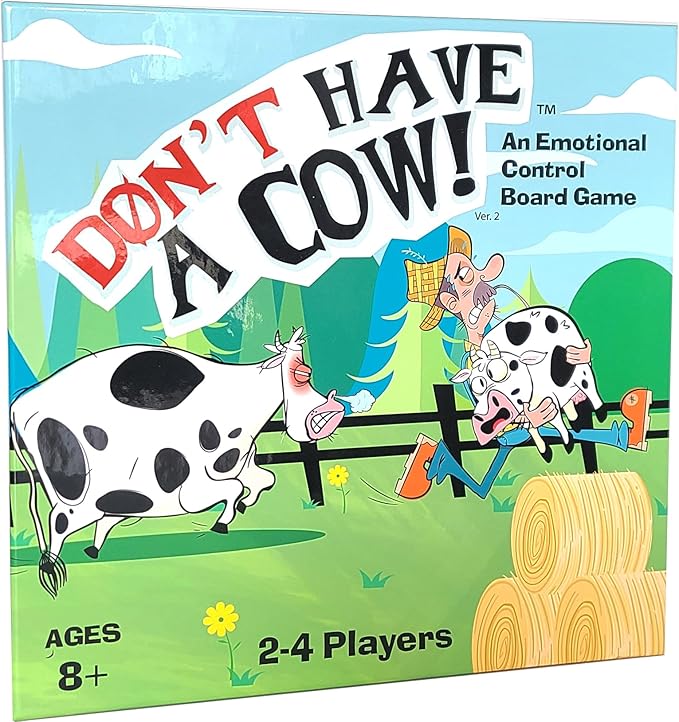 Don't Have a Cow A CBT Therapy Game for Kids from The Creator of Don't Go Bananas - Counseling Games - Version 2
