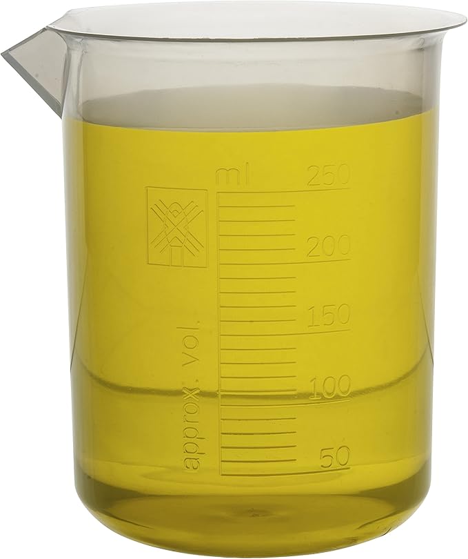 EISCO The Wizard's Potion Set - Plastic Edition - Labware Set for Home Experiments and Potion Making - Premium Polypropylene Flask, Beaker, Cylinder, Test Tubes