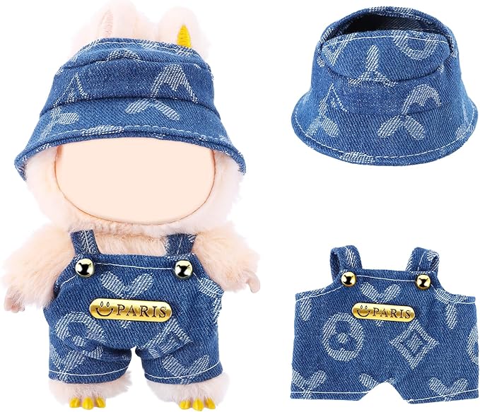 17 cm Doll Clothes, Clothes for Doll, Cute Accessories for Fashion Dolls, Clothing Girl Chic Style Set Elegant Dress Accessories, 2 Set