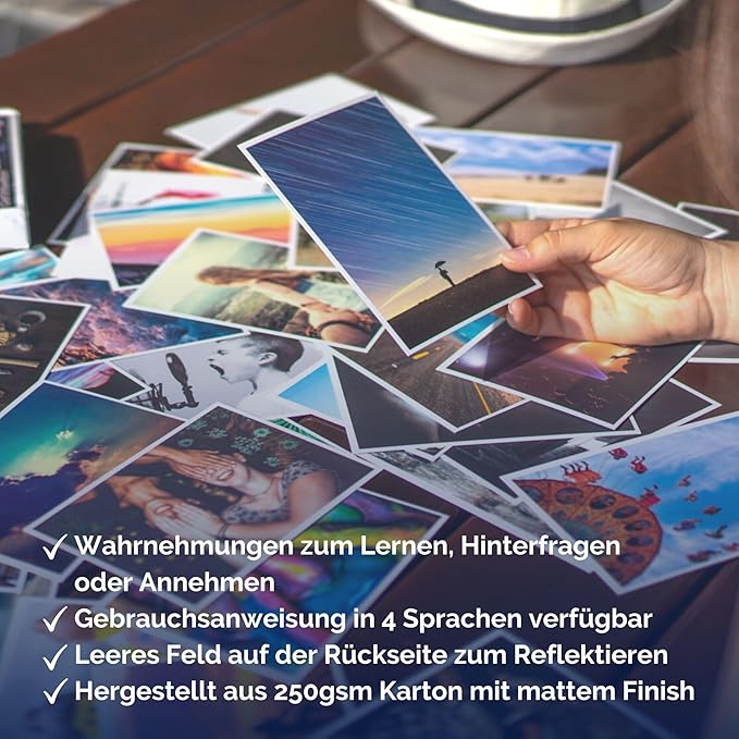 metaFox - Points of View Card Deck - 52 Coaching Cards for Perspective Takeover, Therapy and Self-Improvement - Presentation Cards as a Visual Thinking Tool for Coaching, Workshops dp-POV
