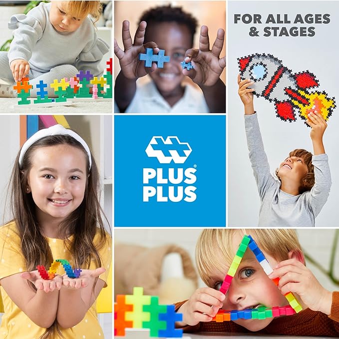 PLUS PLUS Building Block Set, 70 Mini Interlocking Pieces, Fun Spring Holiday Activities for Kids, STEM Toy - Leprechaun