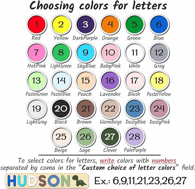 Personalized Wooden Name Puzzle Baby Name Puzzle Customized Educational Toys for Toddler Sensory Toys 1st Birthday Girl Custom Gifts for Kids Personalized Baby