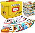 Zoo Alphabet Cards | Soft Alphabet Flash Cards, Educational Early Learning Infant Toys for Babies Infants Toddlers Boys Girls Kids Over 0 1 2 3 Years Old | My First ABC Animal Cloth Cards