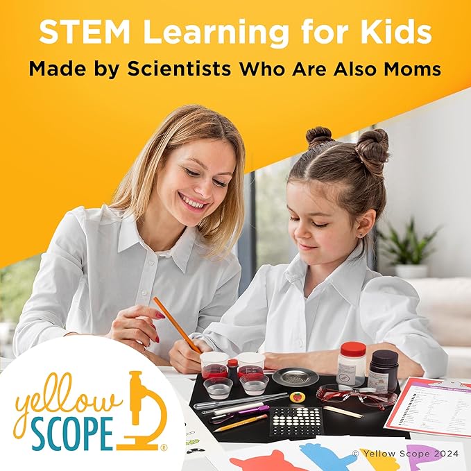 Science Kit for Kids, Acid, Base & pH Kit for Girls and Boys, Cabbage Chemistry, STEM Learning Color Changing Experiment, Kids Ages 8-12