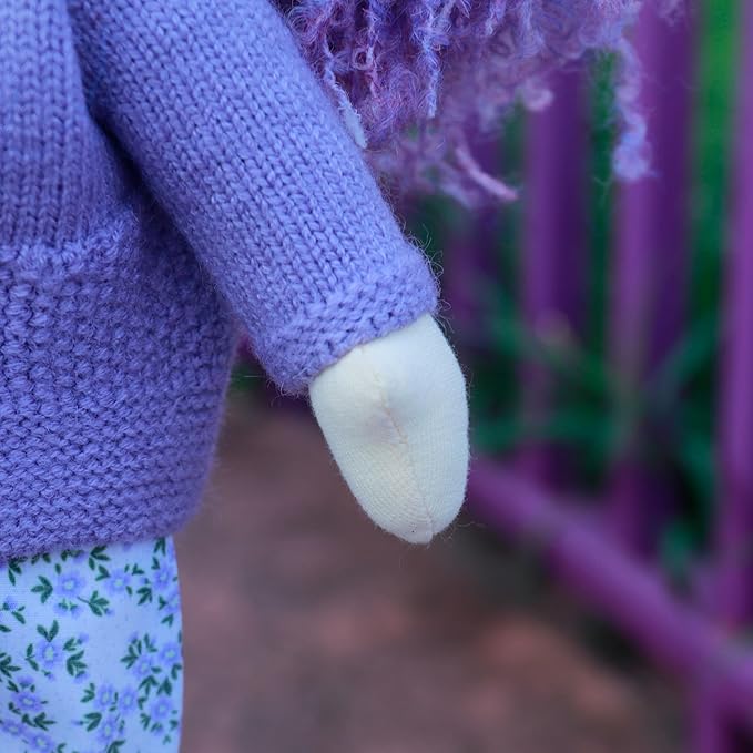 BlissfulPixie Handmade Waldorf Collect Rag Doll Birthday Present with Exquisite Box - Aurora 12"
