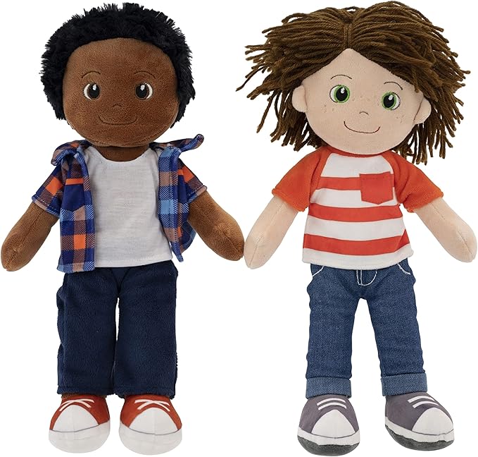 Soft Plush Baby Doll - 18 Inch Rag Dolls for Girls and Boys, Infants & Babies, My First Plush for 1 Year Old, Stuffed Doll - Ollie