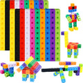 SpriteGru 200PCS Math Linking Cubes, Connecting and Counting Snap Blocks for Early Learning, Educational Toy for Preschool, Kindergarten, Homeschool