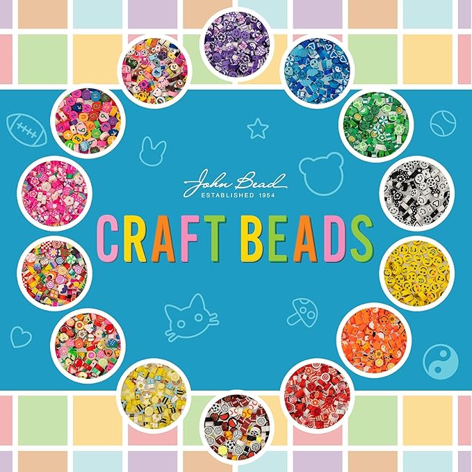 120pcs John Bead 9mm Assorted Purple Polymer Clay Craft Beads for Jewelry Bracelet Making