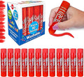 Kwik Stix Solid Tempera Paint Sticks – 12 Pack of Red – Same Color Washable, Quick Dry (90 Seconds), ASTM Certified, Non-Toxic, Allergen-Free Kids & Toddler Art Supplies for Home, School & Crafts