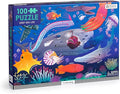 Mudpuppy Deep Sea – 100 Piece Jigsaw Puzzle with Colorful and Fun Illustrations of Ocean Creatures for Children Ages 5 and Up