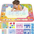 Water Doodle Mat 32 x 24 Inches Kids Water Painting Doodle Drawing Mat Toy Writing Free Coloring Extra Large Magic Educational Toys for Boys Girls Age 3 4 5 6 7 8 Year Old Christmas Birthday Present