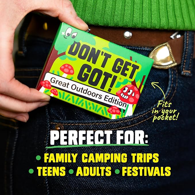 Big Potato Don’t Get Got: Outdoor Edition | Award Winning Secret Missions Party Game for Adults and Family