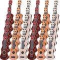 Lenwen 6 Pcs Kids Ukulele Guitar 10 Inch Kids Toy Ukulele 4 Strings Mini Guitar Children Musical Instruments Educational Learning Toy for Toddler Beginner Preschoolers Education